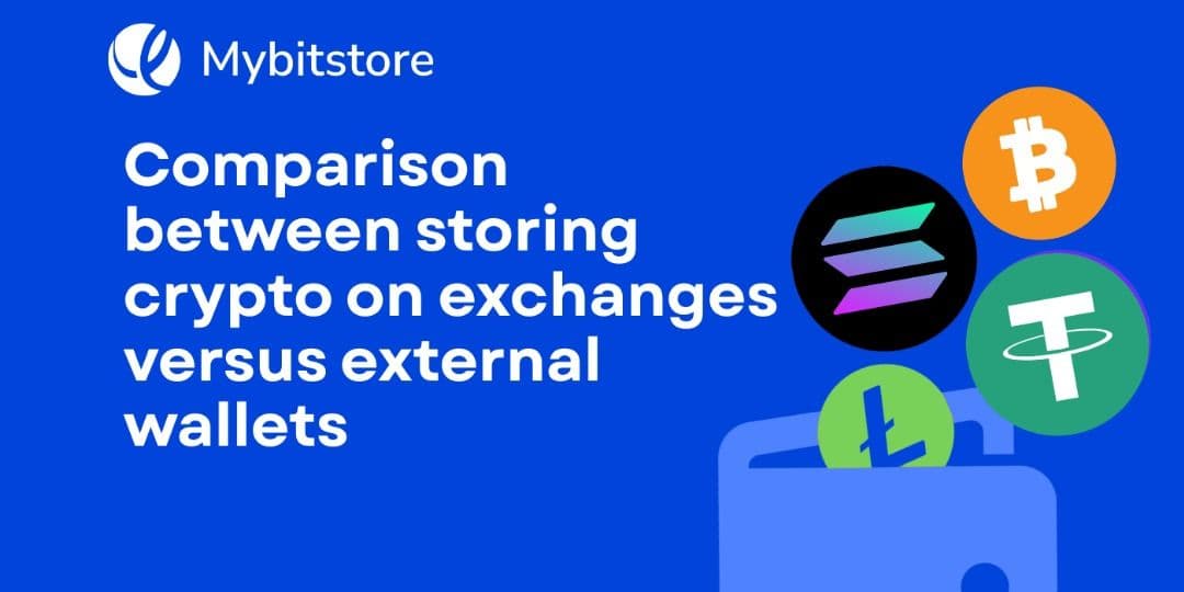 Comparison between storing crypto on exchanges versus external wallets for security