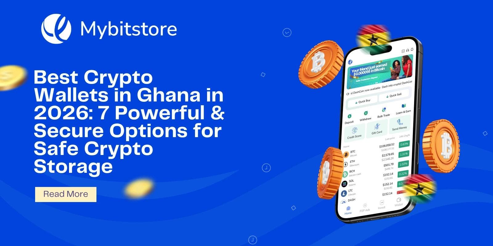 Best Crypto Wallets in Ghana in 2026: 7 Powerful & Secure Options for Safe Crypto Storage